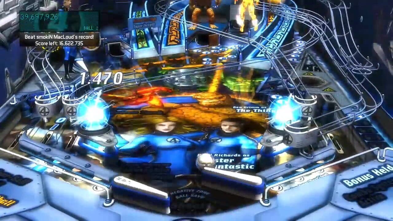 Pinball FX2: Fantastic Four Table screenshot 1