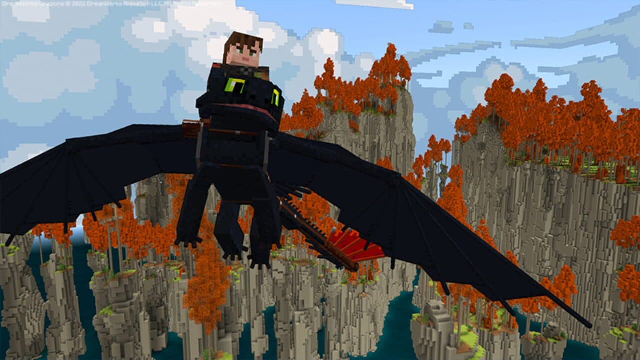 Minecraft: How To Train Your Dragon screenshot 1