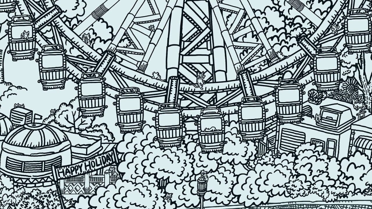 Hidden Cats In Amusement Park screenshot 1