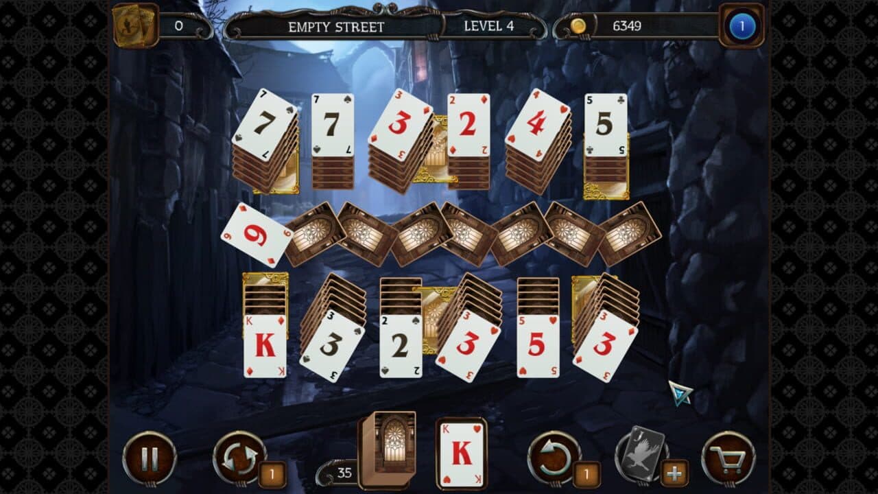 Mystery Solitaire: The Black Raven screenshot 1