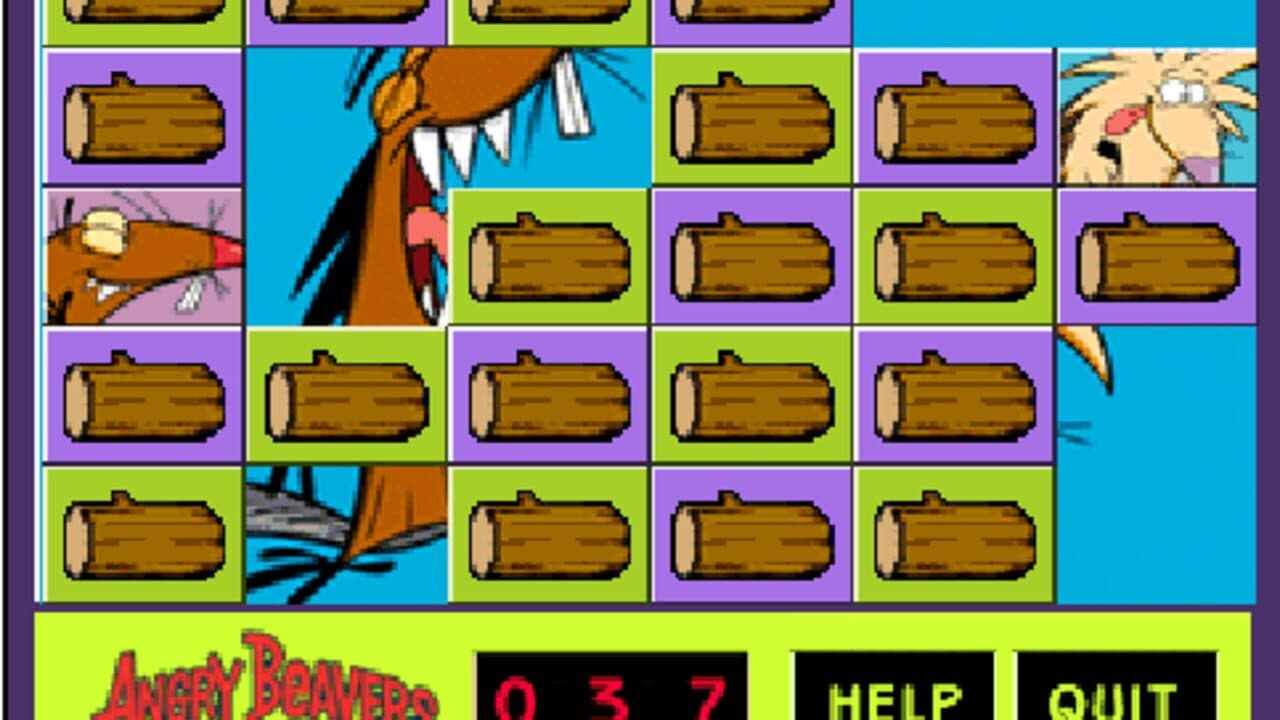 The Angry Beavers: Match-Master screenshot 1