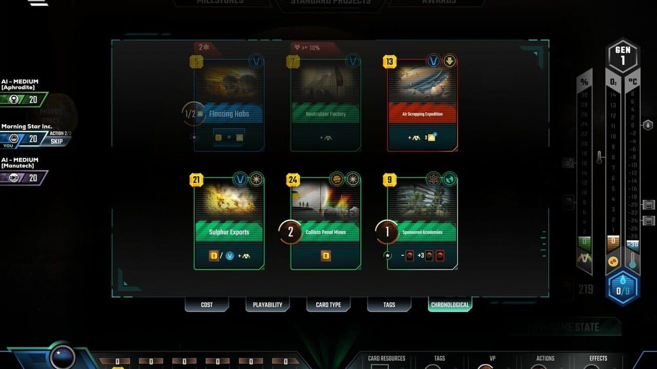 Terraforming Mars: Venus Next screenshot 1