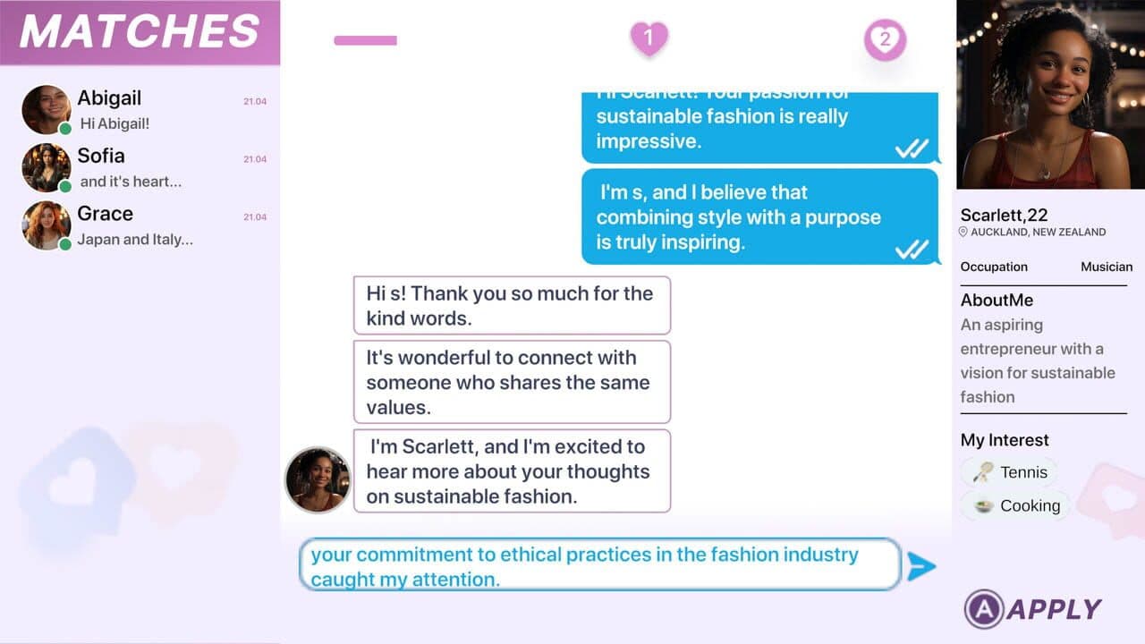 The Love: Date Simulator with Girls screenshot 1