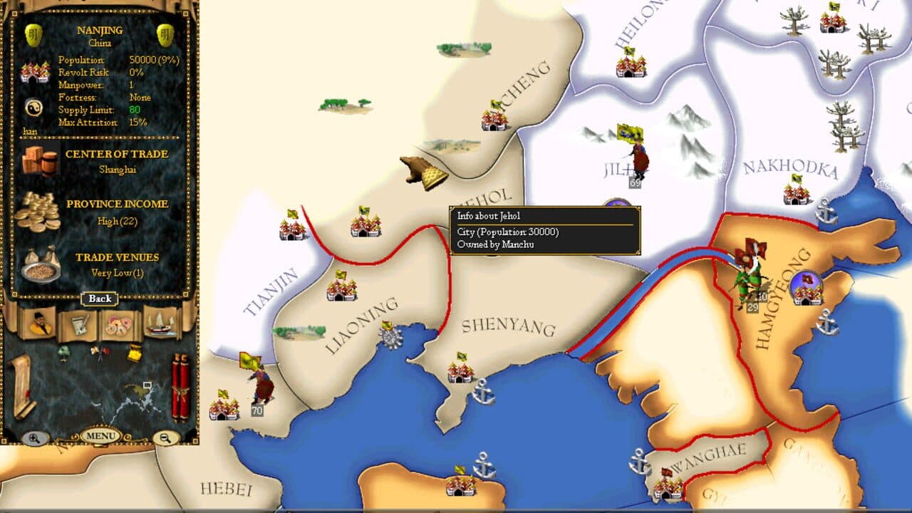 Europa Universalis II: Asia Chapters screenshot 1