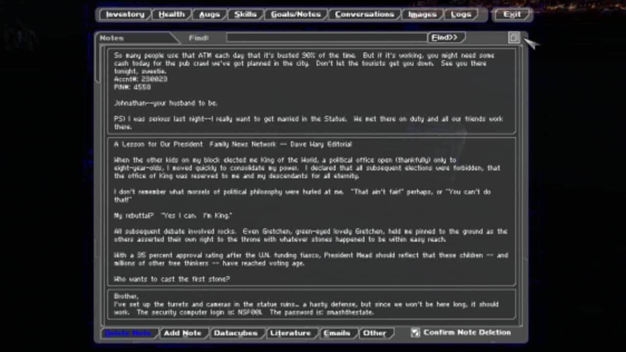 Deus Ex: Transcended screenshot 1
