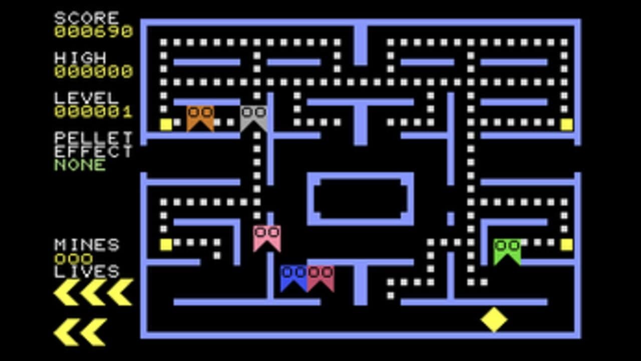 Doomed PETSCII Pacman screenshot 1