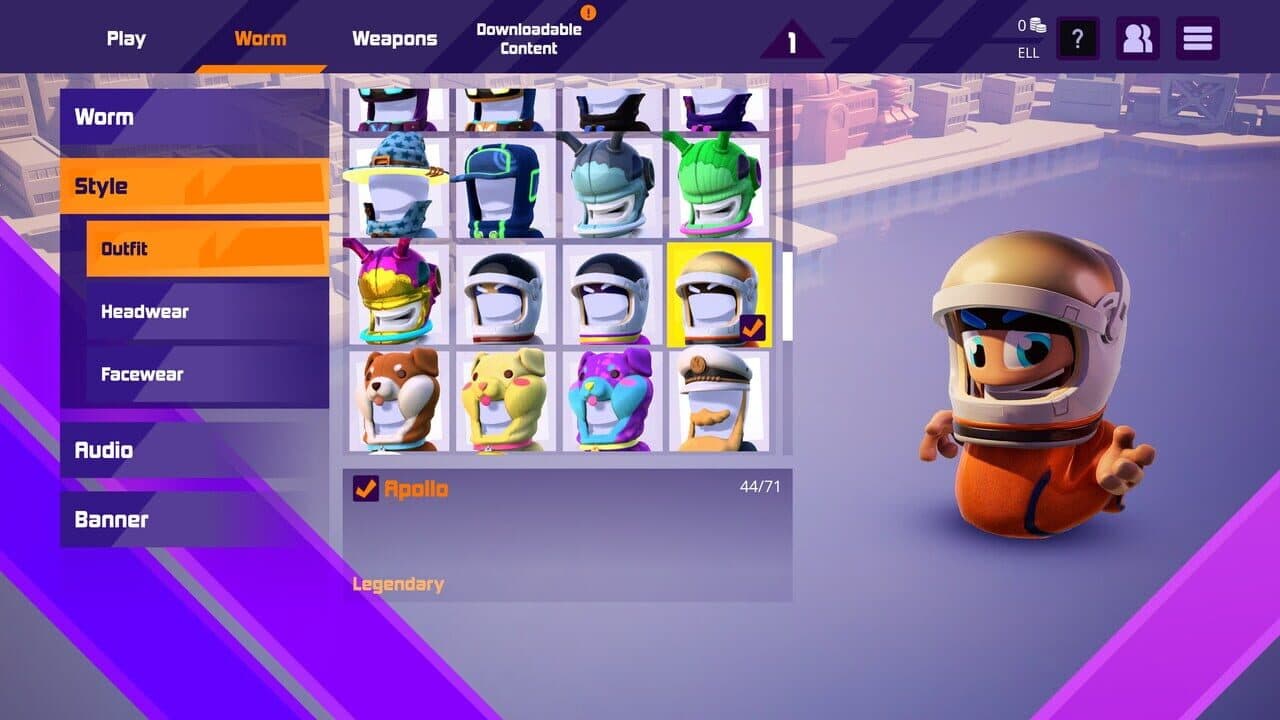 Worms Rumble: Spaceworm and Alien Double Pack screenshot 1