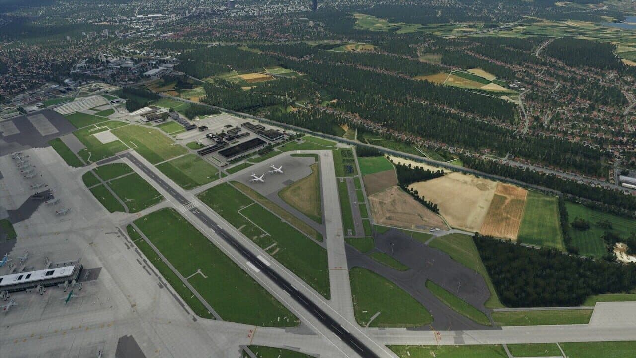 X-Plane 12: Aerosoft - Airport Zurich V2.0 screenshot 1