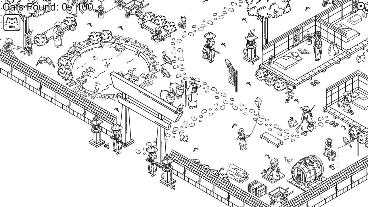 Hidden Cats In Japanese Village screenshot 1
