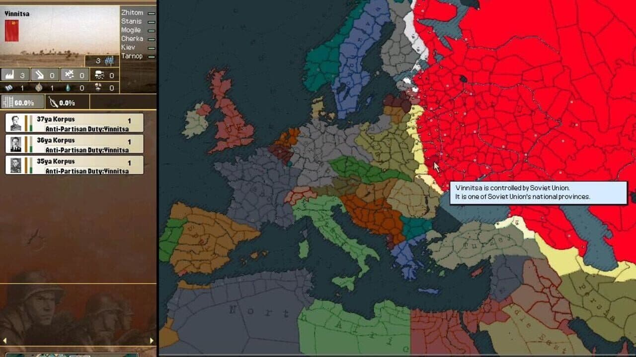 Hearts of Iron II: Doomsday screenshot 1