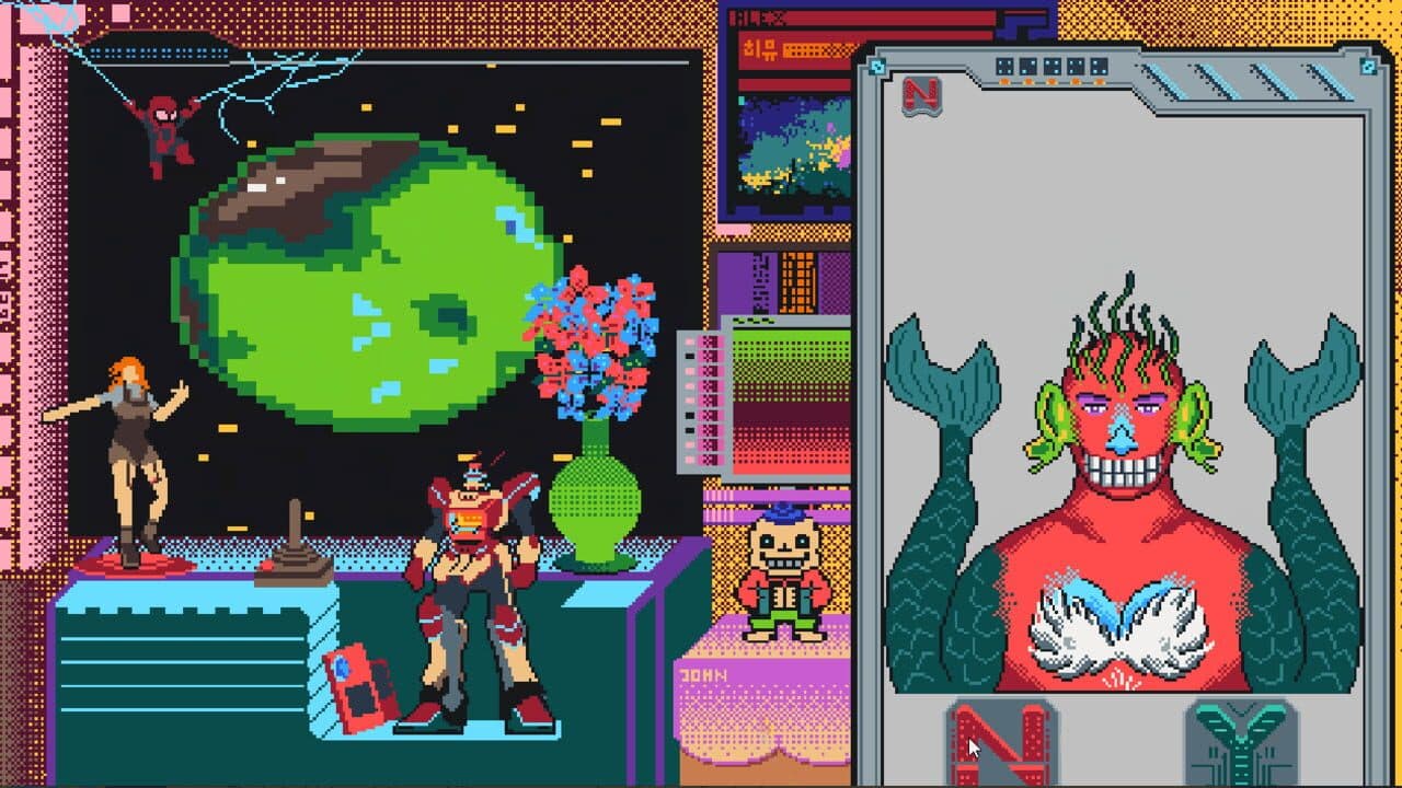 Pre Post-Modernistic Post-Ironic Dadaism: Dating Simulator screenshot 1