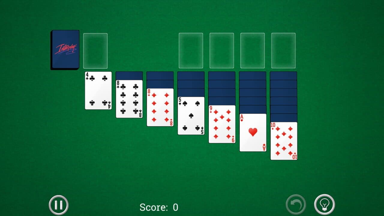Interplay Klondike Solitaire screenshot 1