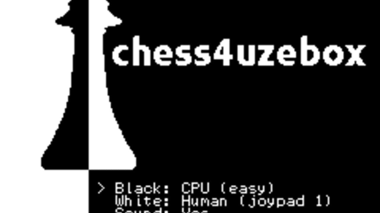 Chess 4 Uzebox screenshot 1