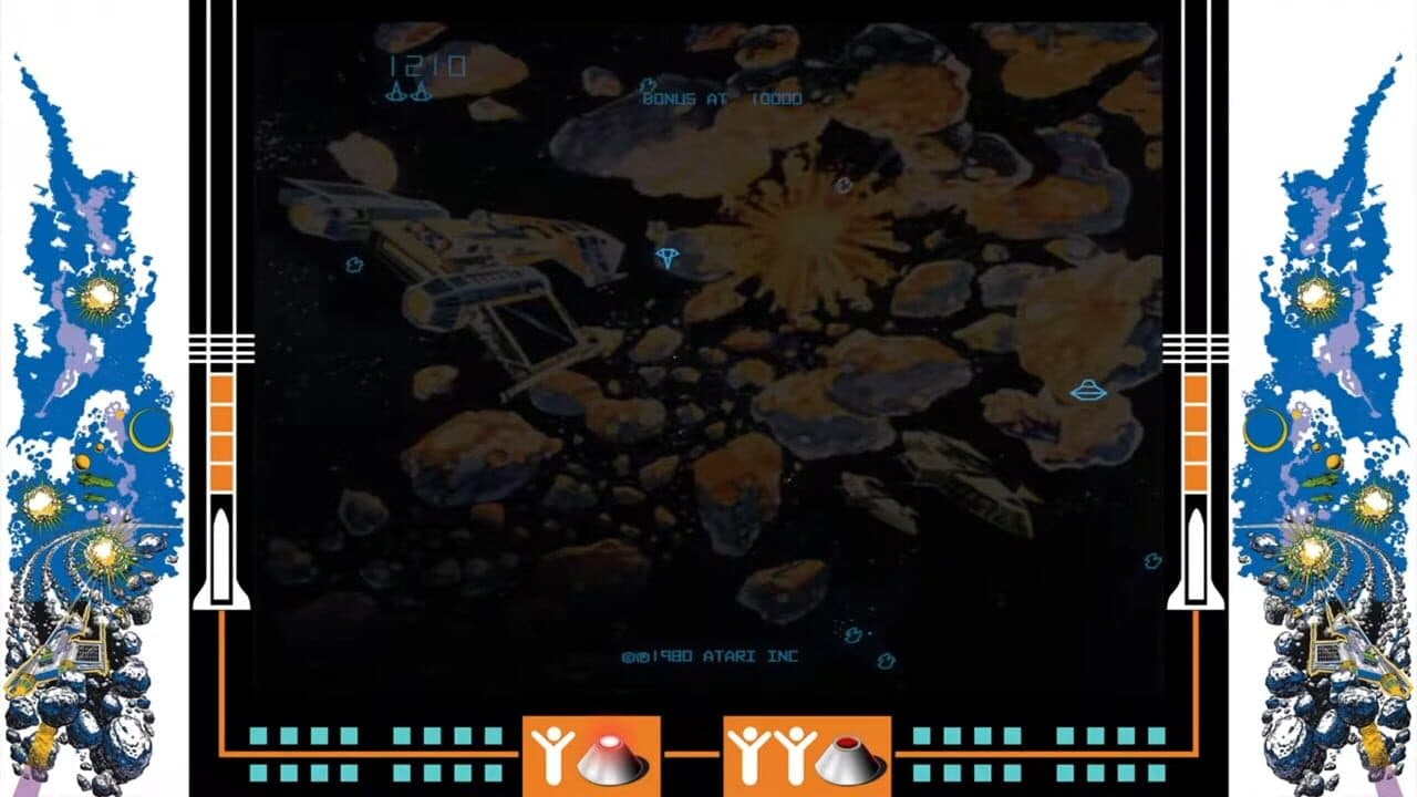 Asteroids Deluxe screenshot 1