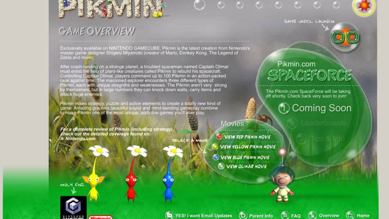 Pikmin.com SpaceForce screenshot 1
