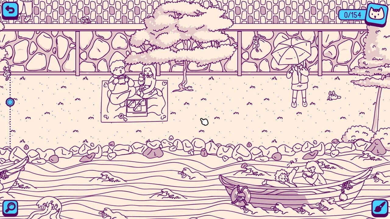 Cats and Seek: Kyoto - Extra Level & Jigsaw screenshot 1