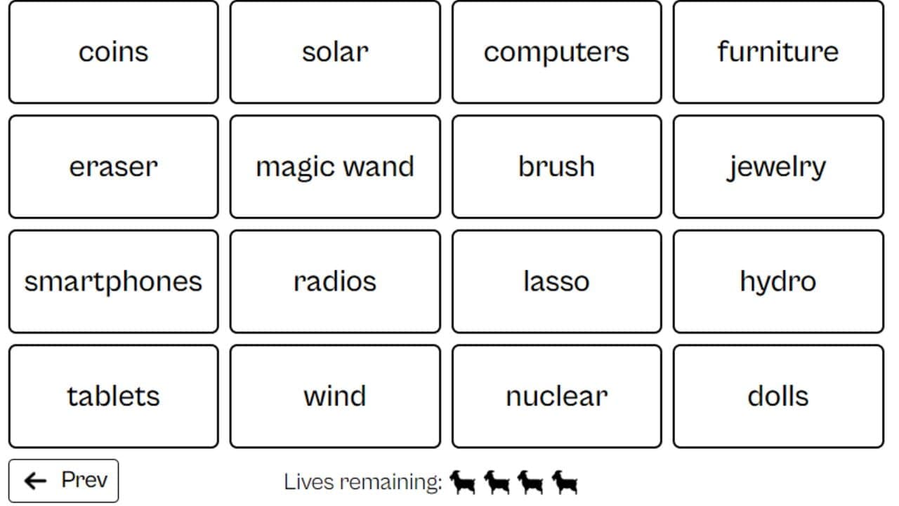 Categories screenshot 1