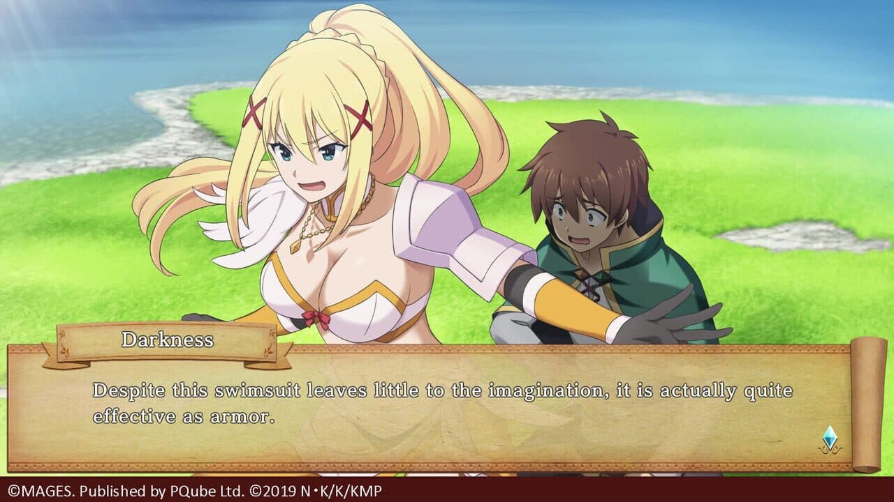 KonoSuba: God's Blessing on this Wonderful World!: Darkness Special Swimsuit screenshot 1