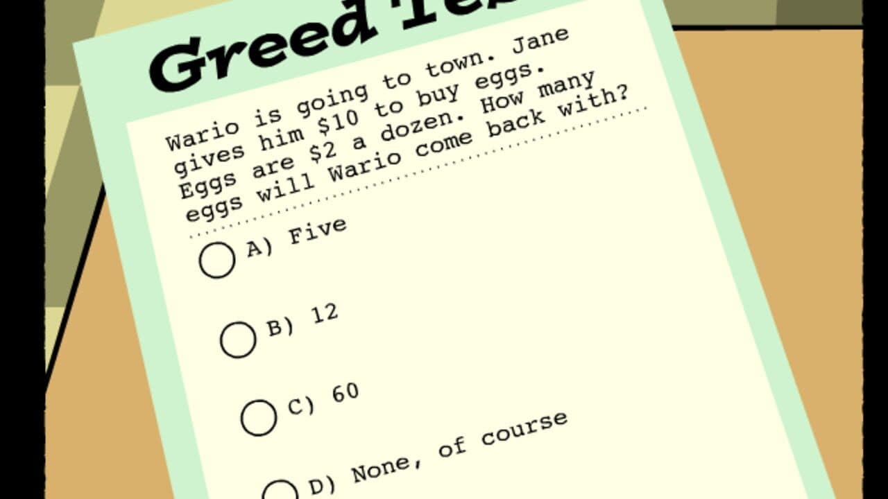 Greed School Test screenshot 1