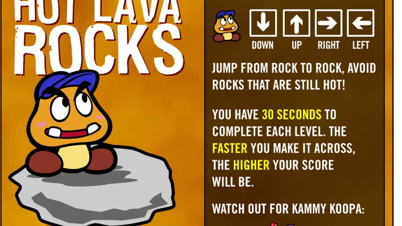 Goombario and the Adventure of the Hot Lava Rocks screenshot 1
