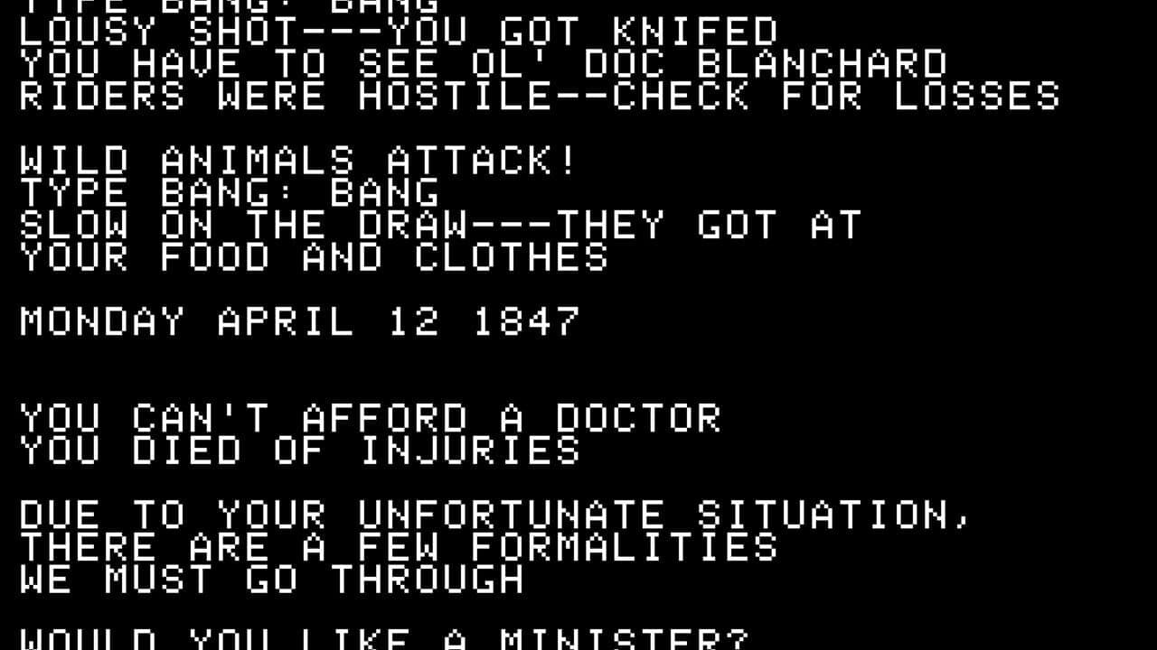 The Oregon Trail screenshot 1