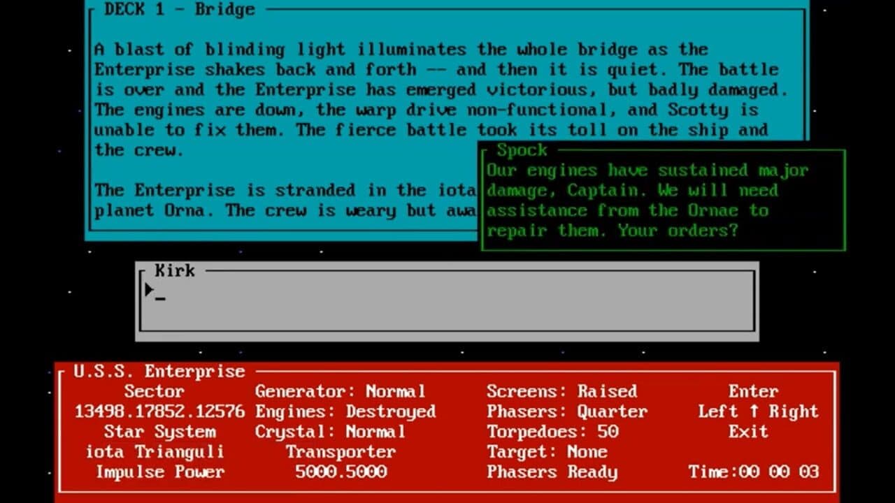 Star Trek: The Kobayashi Alternative screenshot 1