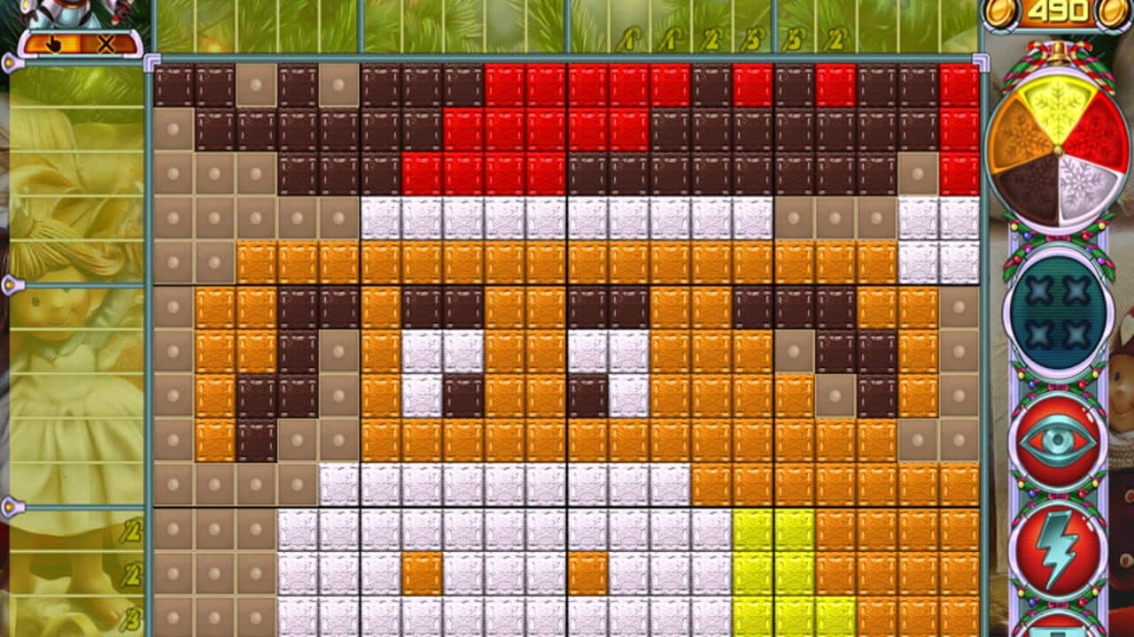 Rainbow Mosaics 10: Christmas Helper screenshot 1