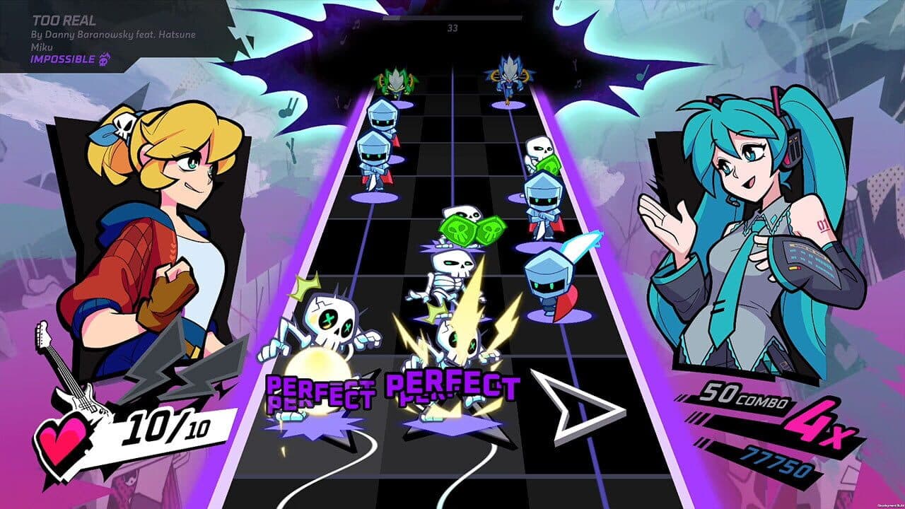 Rift of the NecroDancer: Hatsune Miku - "Too Real" screenshot 1