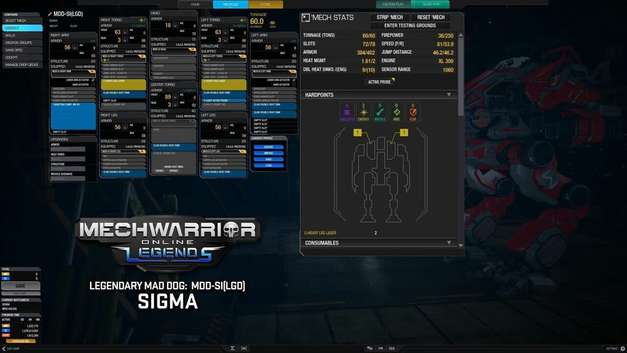 MechWarrior Online: Sigma Legendary Mech Pack screenshot 1