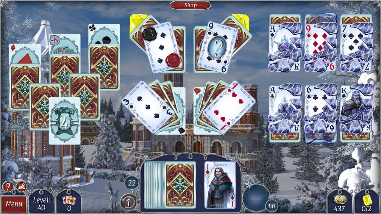 Jewel Match Solitaire Winterscapes 3: Collector's Edition screenshot 1