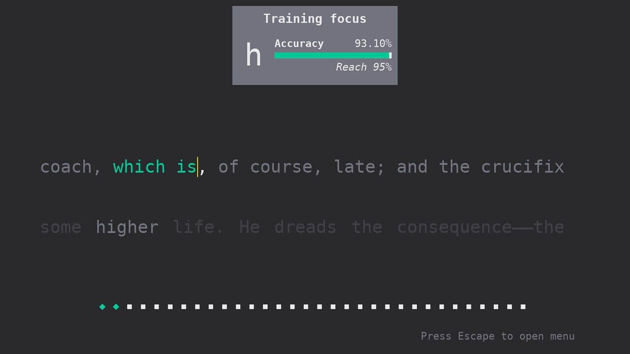 Typingvania screenshot 1