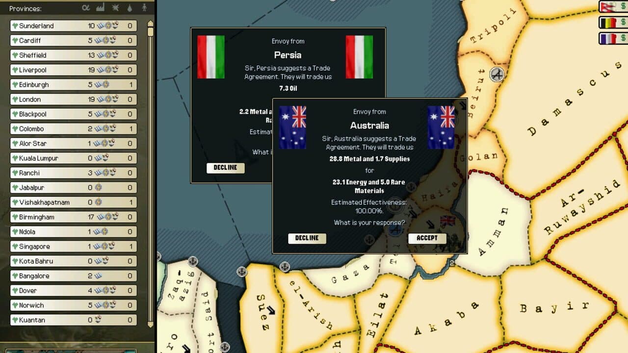 Hearts of Iron II screenshot 1