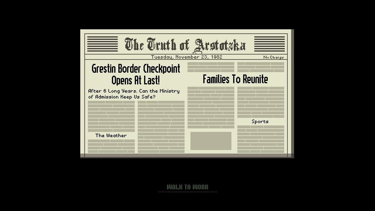Papers, Please screenshot 1