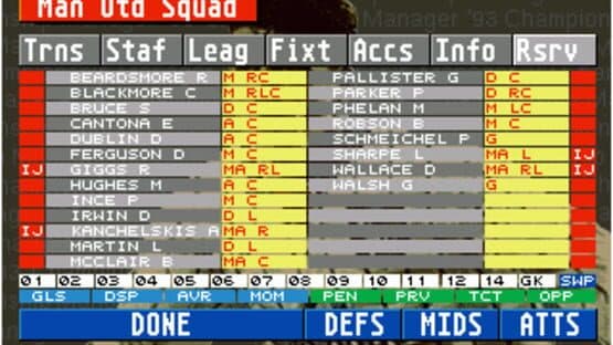 Championship Manager '93 screenshot 2