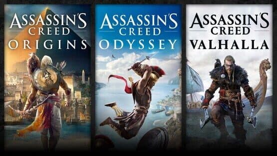 Assassin's Creed Bundle: Assassin's Creed Valhalla, Assassin's Creed Odyssey, and Assassin's Creed Origins artwork 2