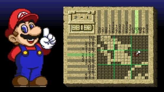 Mario's Super Picross artwork 1