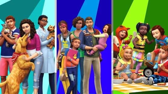 The Sims 4: Bundle - Cats & Dogs, Parenthood, Toddler Stuff artwork 1