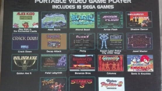 Sega Mega Drive Portable Video Game Player: Streets of Rage Special Edition artwork 1