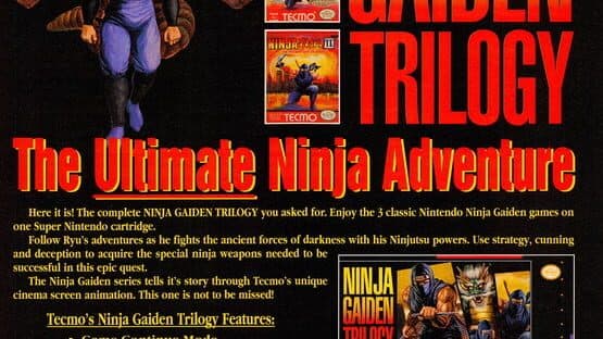 Ninja Gaiden Trilogy artwork 1
