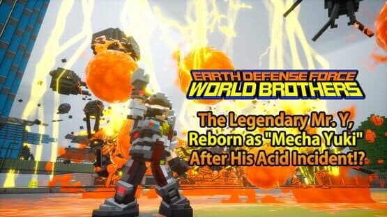 Earth Defense Force: World Brothers - The Legendary Mr. Y, Reborn as "Mecha Yuki" After His Acid Incident!? artwork 1