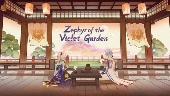 Genshin Impact: Zephyr of the Violet Garden artwork 1