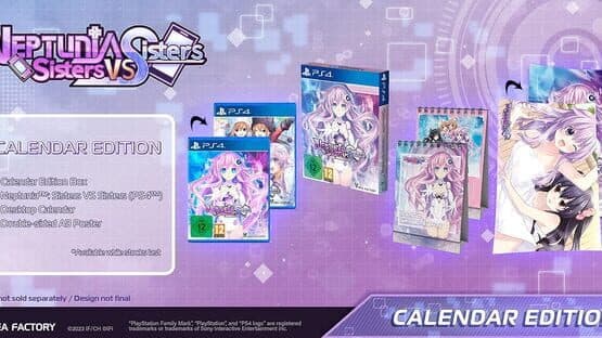 Neptunia: Sisters vs. Sisters - Calendar Edition artwork 2