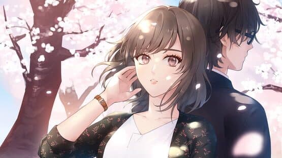 Under a Tree with Cherry Blossoms: Love with One's Back artwork 1