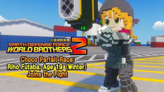 Earth Defense Force: World Brothers 2 - Choco Parfait Race: Riho Futaba, Age 19 (Winter) Joins the Fight artwork 1