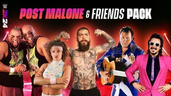 WWE 2K24: Post Malone & Friends Pack artwork 1