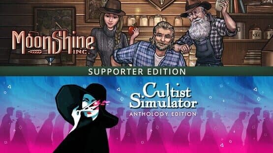 Elixirs and Enigmas Bundle: Moonshine Inc. Supporter Edition + Cultist Simulator: Anthology artwork 1