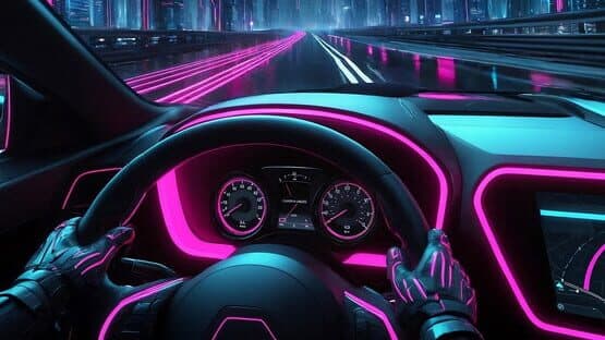 Synthwave Burnout VR artwork 2