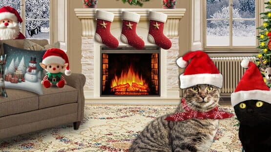 Suddenly Meow Christmas artwork 2