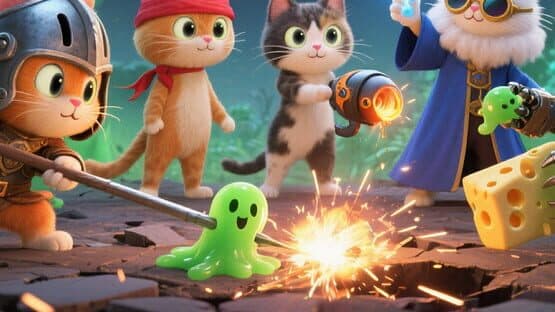 Cat vs. Slime artwork 2