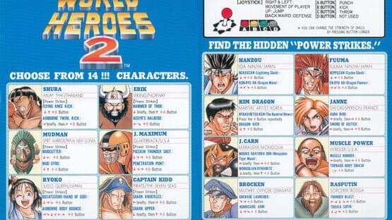 World Heroes 2 artwork 12